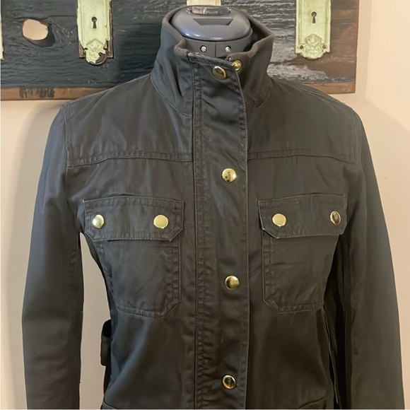 J. Crew Olive Green Boyfriend Relaxed Fit Field Jacket Size XS - Picture 5 of 16